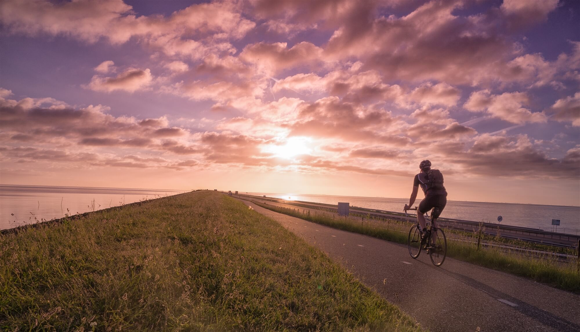 Bewegen ontspanning vrijheid waddenzee dijk Friesland leven