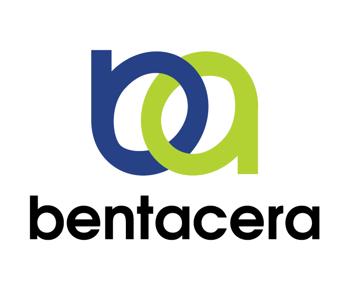 bentacera logo blauw groen zwart