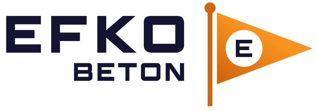 Efko Beton Logo zwart oranje zonder achtergrond
