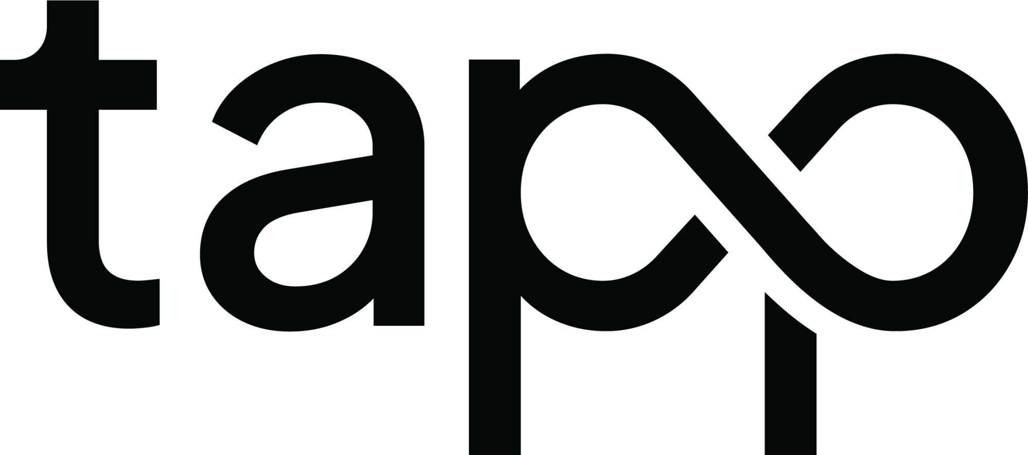 Tapp logo zwart
