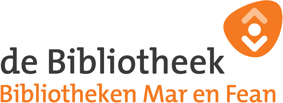 Bibliotheek Basislogo Antraciet Oranje (002)