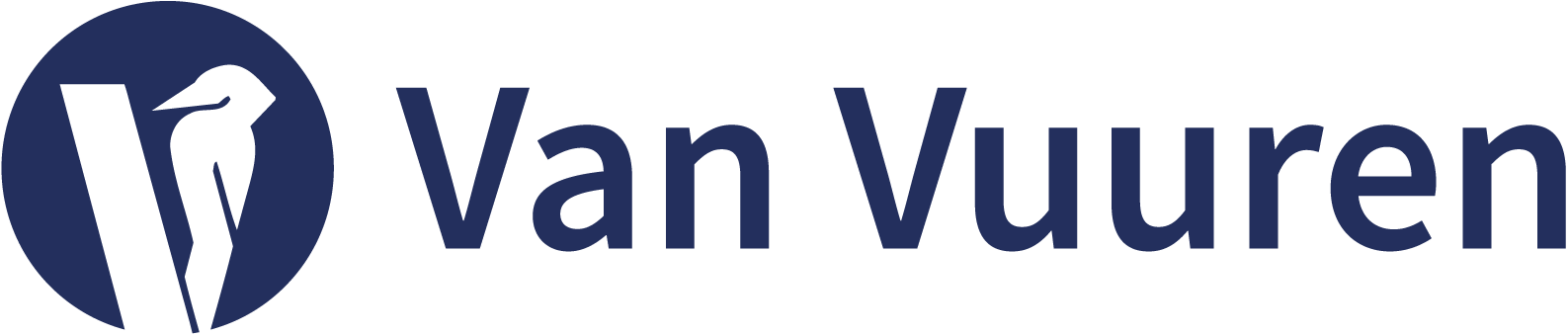 Van Vuuren Grou logo transparant blauw